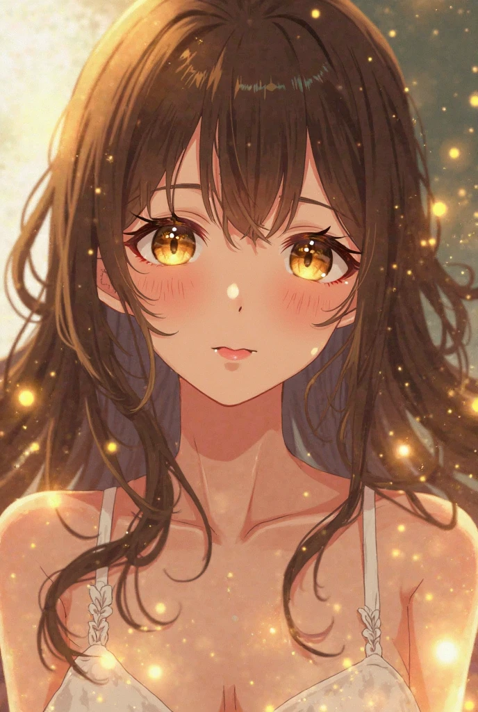 (highest quality, 4k, High resolution, masterpiece:1.2), Super detailed, (anime style, photorealistic:1.37), cinematic light, Bright colors and mesmerizing effects, Soft and delicate lighting, gentle shine, Beautiful and gentle atmosphere throughout the scene, (1girl:1.5), joven, (Cara finamente detallada:1.4, Ropa detallada), (Detallado:1.4) named (Eimi Fukada:1.1) BREAK Cara hermosa, Profundidad de campo, Agregar capa, 27 years old, Modelo de cuerpo perfecto, senos perfectos, 175cm de altura, pose sexy, full body, cuerpo completo, Tipo de cuerpo del modelo, BREAK (naked:1.5), (Cabello largo:1.2), (brunette:1.1), dark brown hair, doble parpado, (reddish brown eyes:1.5) BREAK in front of my door and in the background I see a hallway, blush, smile