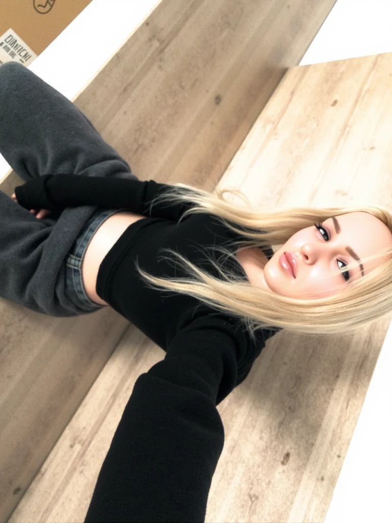 beautiful girl Leg spread nude Big Breasts sweater