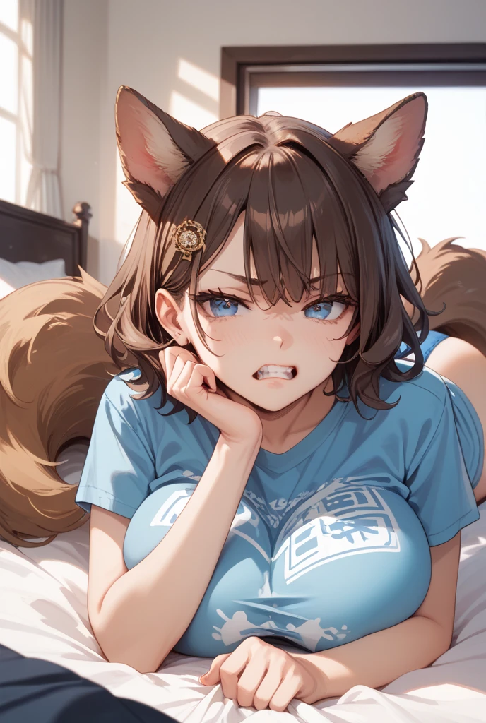 (nsfw, 1boy, cowgirl position, POVHipGrabCowgirl, hetero, vaginal, pov:1.3), (cum in vagina:1.1), (girl trembling with sexual climax:1.3)
BREAK
SB, stomach bulge, belly bulge, deep penetration
BREAK
aatamaki,cat ears,short hair,hair between eyes,bangs,hairclip,large breasts,hoodie,hooded jacket,brown jacket,open clothes,shirt,black shirt,long sleeves,striped tail,thighhighs,black thighhighs
BREAK
(crying:1.25), (orgasm:1.3), ahegao, open your mouth, (blush), (rolling your eyes:1.3), (cross eye:1.3)
BREAK
official art, best masterpiece, best quality, best resolution, 8K, best detailed, highly detailed hands, highly detailed fingers, very detailed mouth, perfect very detailed vagina, perfect anatomy
BREAK
bed room, pillow, very fine and detailed 16KCG wallpapers