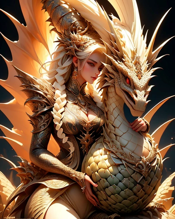 ((Tail is behind)), (Pretty girl in front of the dragon 1, Armor), Highly detailed CG Unity 8K wallpaper), (Best quality: 1.2), (High Definition), (Illustration: 1.1), (Cinematic Light: 1.1), Fine-grained, intricate detail, (Best Illustration), 8K resolution, Intricate detail, Best quality, Realistic, Super detail, Best illumination, Best Shadows, UltraHD, Cryengine, Detailed Reflections, Detailed Shadows, ((Complex Detail))), Smooth, (Perfect Shading)), High Quality Metal Textures, Metallic Glossy, Highly Detailed Illustrations, (Semi-Realistic: 1.6), (Wide Shot: 1.2), (From Below, Dutch Angle), (Beautiful Eyes to the Detail: 1.1 (Lifelike Body: 1.2), Viewers Watch ((Golden Giant Dragon: 1.6)), (Glowing Eyes\[Magic Square of the Eyes [Yellow\]), Silvery Long Hair, Hairs Between the Eyes, Sigma 135mm Lens, (Giant Waterfall Background), Dynamic Camera Angles, (Warzone), (High Quality Detailed Ruins)), (Depth of Field), (Cinematic Lighting)), (( Horror)), ((Dark Fantasy)), Love Krafchan, Spot Color, Splash Blood, (Best Illumination), (Very Intricate Detail), (((Ultra Detail)), 4K Unity, (Highly Detailed CG: 1.2), (8k: 1.1), (Landscape), Art Station, ((Sui Ishida, Wen Jun Lin, Stefan Morel)), Dystopian Art, Apocalyptic Art, (Semi-Realism), (Dynamic), (nixeu_basic 2:0.5)