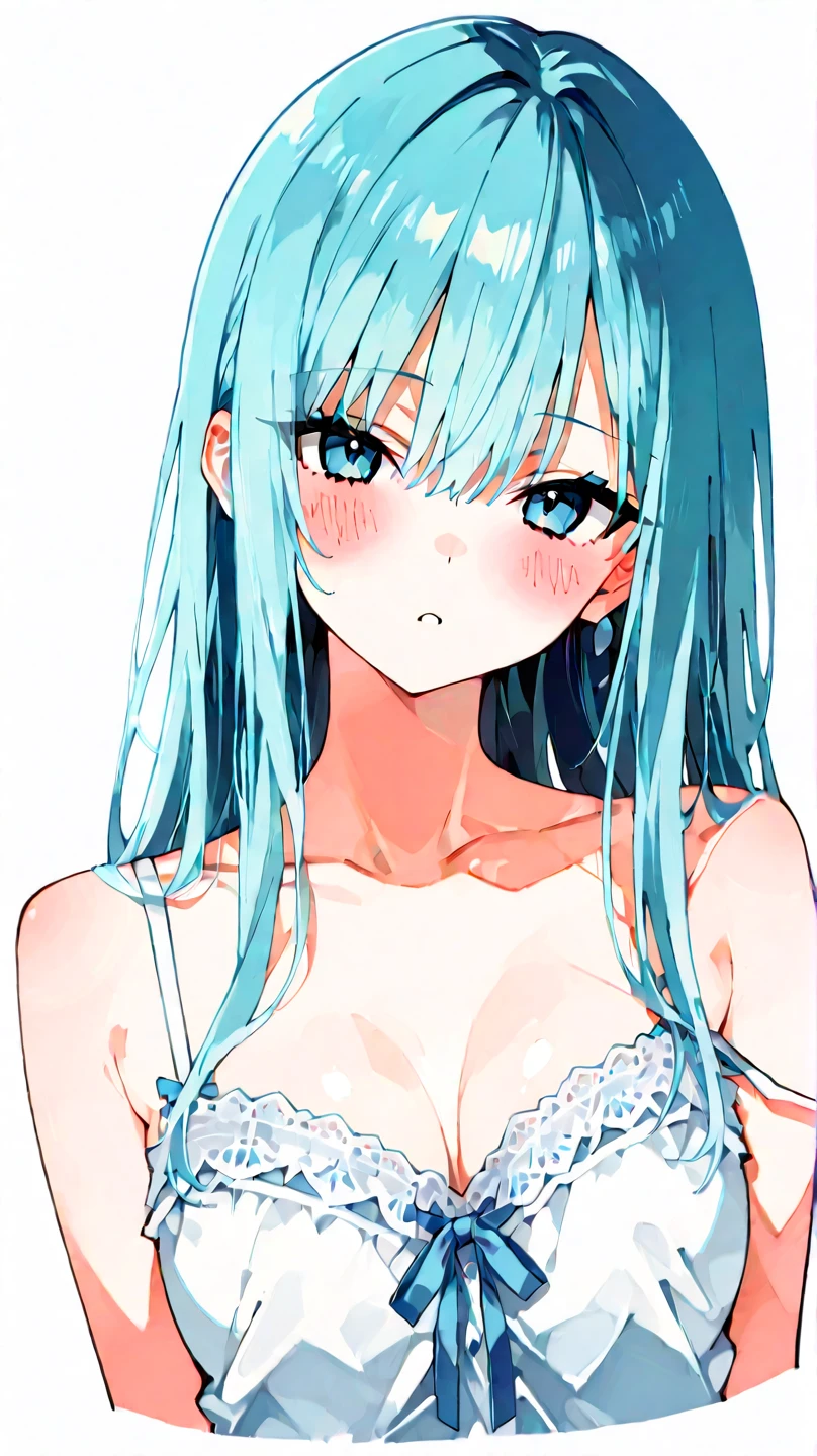 (Highest quality), (High resolution), (masterpiece), (Very detailed), Shiro \(no game No life\),Long Hair,Multicolored Hair,Hair between the eyes,Gradient Hair,Flat Chest,, Blue Archive Art Style, One Girl, Silky skin, Shiny skin, blush, Heart pupil, Heavy breathing,(naked, Puffy nipples, Obscene lines), Front view, (Bright saturation), Love juice drips, Swimwear is see-through, Shower room, Turn your body forward, Right in front of you, Hugging, hold, First Person View