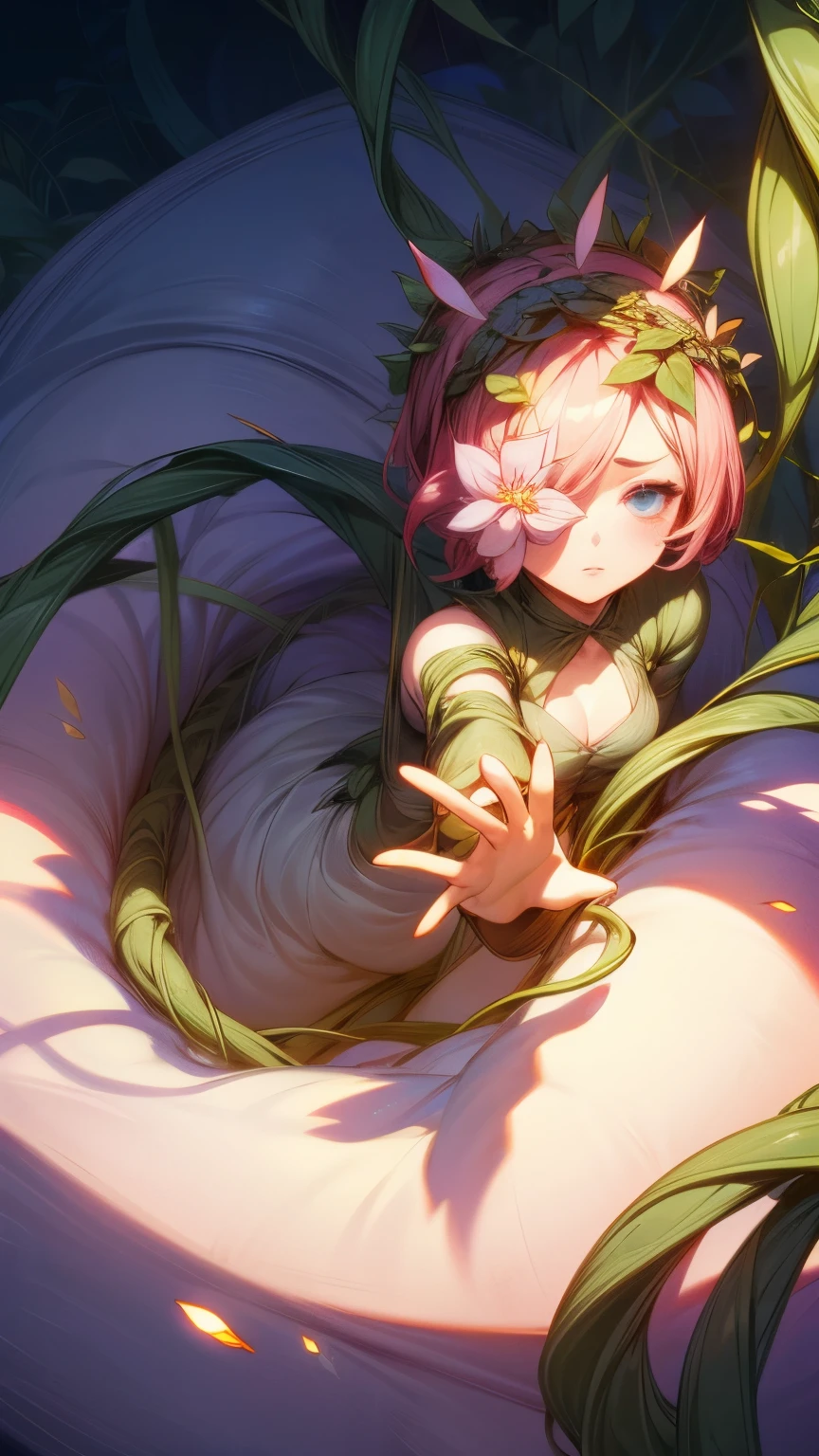 nsfw:1.1, high resolution:1.7, incredibly absurdres, kawaii:1, cute:1.5, hires.fix, anime visual:1, incredibly fine illustration,8k,masterpiece:1.2,best quality, high quality, exquisite, beautiful, insanely detailed, intricate detailed, extremely detailed, Super Definition, ultra high res, Super Resolution, best aesthetic, ultra detailed:1.5, best quality, perfect face, detailed face, masterpiece:1.2, illustration:1.2, 8k cg wallpaper, stunning art,absurdres,octane render,ultra hires,Japanese Actress,(Idol),18yo,Beautiful,(Cute and lovely),cute girl,((anime elf with extremely cute and beautiful pink hair)),((((pink hair:1.35,colored inner hair,ear breathing)))),(((green_eyes:1.3))),intricate eyes,beautiful detailed eyes,symmetrical eyes,big eyes:1.5,enchanting bright eyes studded with gold and silver dust,(((pinky skin,glowing_skin,rous skin:1.5,bright skin: 1.5,skin tanned,shiny skin,very shiny skin,shiny body,plastic glitter skin,exaggerated shiny skin,illuminated skin))),upward breast slender,(detailed body,(detailed face)),cute,daring,zettai ryouiki,show skin,best relationship with four fingers and one thumb,Very Fine Face and Eyes,Very Fine Hair,(Perfect Anatomy),((girl trembling with sexual climnude,uned,(insect, interspecies, insect, ms, parasite, seedbed, maggot, caterpillar, birth_monster:1.4), impregnation, extreme content, birthing, non humanoid pregnancy, egg laying, worms on body, (screaming, despair), panting,tentacles, tentacle pit, monster, (cowboy shot, spread legs),