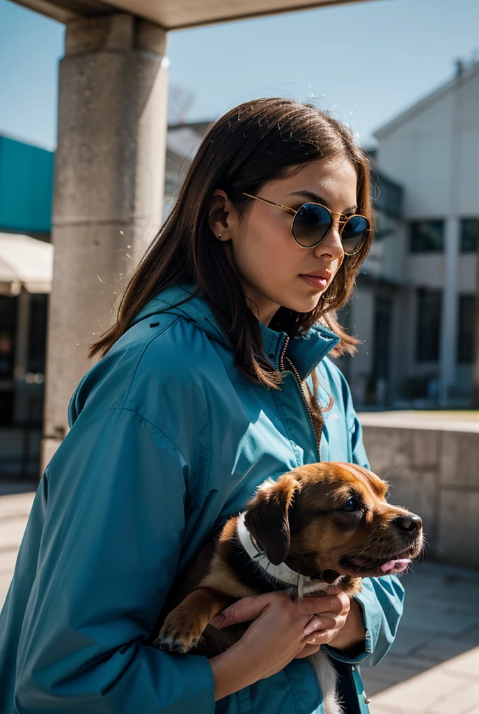 RAW photo of a dog in a lovely long brown coat and holding aball in his mouth,
obra-prima, afiado, pele marrom escura nas costas, prateleira, pele marrom clara no peito, ultra detalhado,with its owner standing on a beautiful beach on a sunny day
8k, (luz esmaecida suave)), 8k uhd, dslr, gentle illumination, alta qualidade, movie grain, Fujifilm XT3, detalhe intrincado, --auto