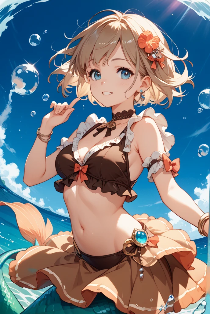 1 girl, perfect lighting, 8K, 1080P, mami tomoe, bikini