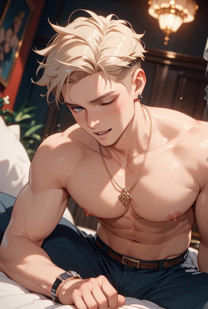 （8k，RAW photos，realisticlying：1.25），（Very lip gloss，Many eyelashes，HighestQuali，超高分辨率，depth of fields，color difference，Caustics，Wide light，natural color，Japanese，Muscular male in his 20s）Nude Men， staring at the audience，fullbody naked，see-through shirts，Wearing white panties，masturbation，masturbation，Kneeling naked in the street and being watched