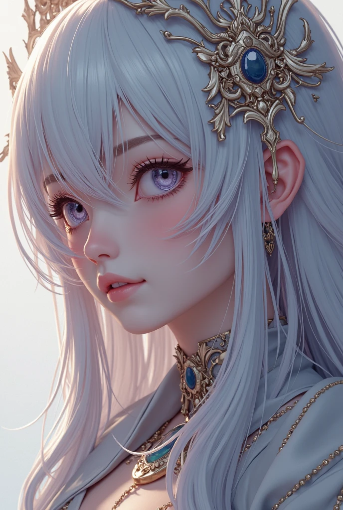 (1girl, beautiful detailed eyes, beautiful detailed lips, extremely detailed eyes and face, long eyelashes, cinematic lighting, intricate fractal patterns, detailed skin texture, ornate jewelry, fantasy background, dreamlike, cinematic lighting, digital art, highly detailed, award winning, 8k, photorealistic)