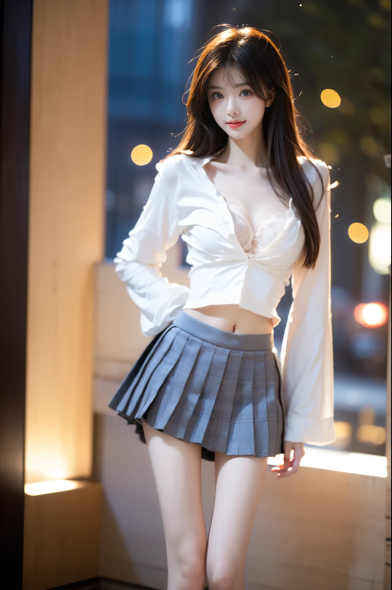 Close-up of a woman wearing a skirt and shirt, white mini skirt, wearing white skirt, white skirt, mini skirt, white skirt and barechest, short skirt, mini skirt, wearing a skirt, mini skirt, beautiful short skirt, transparent gray skirt, short mini skirt, white silky costume, hip skirt wings, wear a skirt