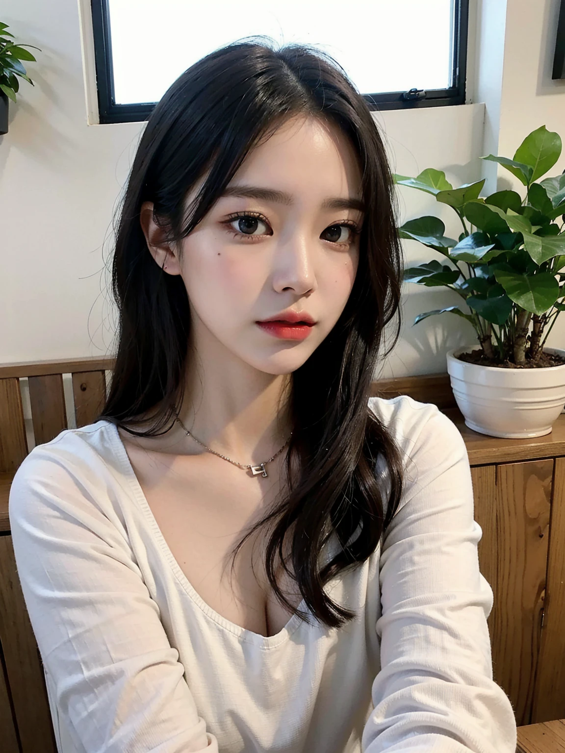 un gros plan d'une femme prenant un selfie avec un appareil photo, jennie rose noire, beautiful south femme coréenne, gorgeous young femme coréenne, beautiful young femme coréenne, Fille coréenne, belle fille asiatique, une jeUne femme asiatique, jeune visage coréen adorable, Une femme asiatique, Fille asiatique aux cheveux longs, femme coréenne, Caractéristiques asiatiques, beau visage asiatique, Belle femme asiatique, joie velours rouge