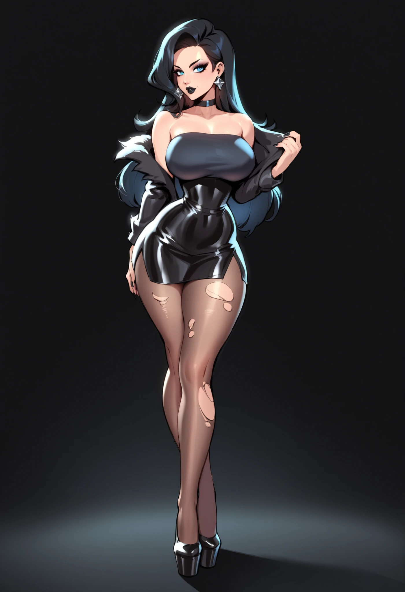 masterpiece, best quality, highres, 1girl, solo, (Conjoined_dicephalus), (2 heads:1.2), two heads, (1 body:1.5), 2 girl, solo, 2 legs, 2 arms, conjoined twins, BREAK surprised, frustrating, fighting, simple background,looking at viewer, upper body, mai shiranui, brown eyes, long hair, purple hair, white ribbon, sleeveless, ponytail, sash, pelvic curtain, arm guards, gloves, tabi, morrigan_aensland_aiwaifu,green_eyes,green_hair,breasts,bangs,demon_girl,head_wings,long_hair,wings,animal_print,pantyhose,bat_print,bat_wings,print_legwear,bridal_gauntlets,leotard,bare_shoulders,cleavage,large_breasts,black_wings,orange_gloves,thong_leotard,black_footwear,bat print,clothing_cutout,purple_wings,heart_cutout,low_wings,black_leotard,bat,highleg_leotard,purple_legwear,highleg,demon_wings,feather_trim,gloves,koakuma,cutout_above_navel,thighs,collarbone,