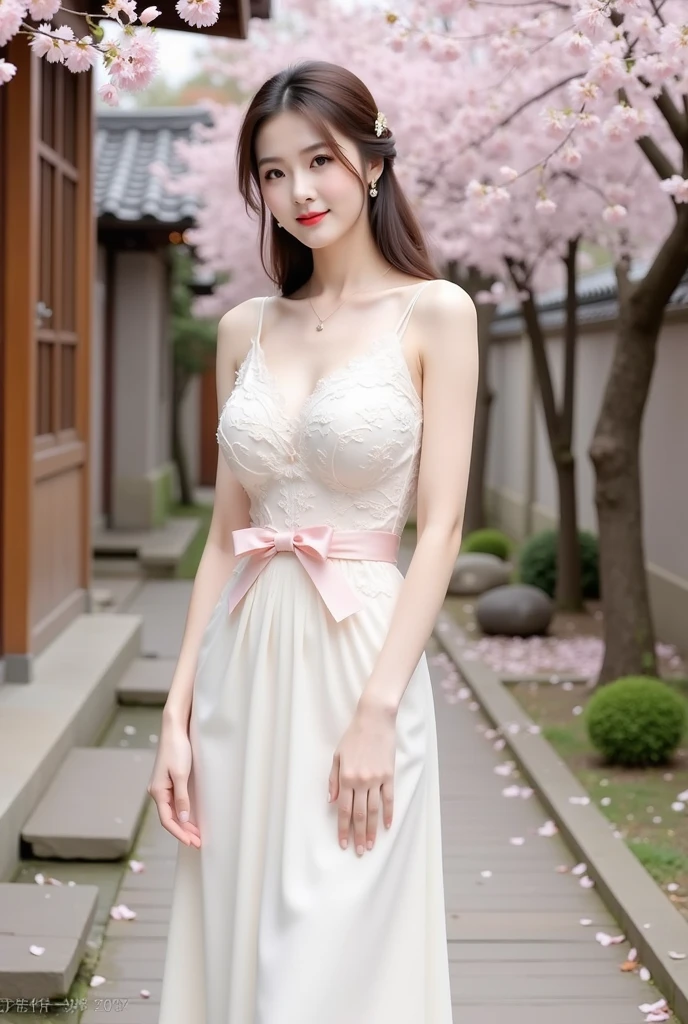 ((Top Quality, 8k, Masterpiece: 1.3)), Crisp Focus: 1.2, Beautiful Women with Perfect Figure: 1.4, Slender Abs: 1.2, ((Layer Cut, Big: 1.2)), (Rain, Street: 1.2), Wet Body: 1.5, Highly Detailed Face and Skin Texture, Detailed Eyes, Double Eyelids, Long Hair, Studio, BDSM, Slave, Wedding Dress, Bondage, Young Face, Bangs, smile, cute,