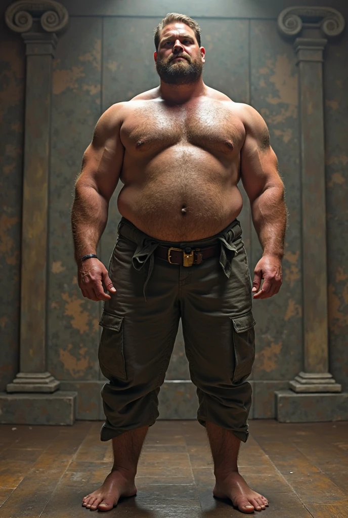 full body portrait, strong burly hairy mature older man(space captain), wearing futuristic captain's uniform insignia (neon and black) (open and revealing) (latex) , gray hair, broad shoulders, round belly, thick feet, bulging micro thong, barefoot, scifi spaceship captain uniform, neon lights, best quality elegant masterpiece, face looks like Tom Selleck (Magnum PI) , military buzzcut, dark mustache, gray stubble, latex, wearing a latex thong, big bulging crotch, futuristic gear equipment, wearing see through plastic chest armor (neon yellow and electric blue), wearing neon yellow see through chest armor, wearing electric blue latex chaps(see-through) , wearing cool neon sneakers,in spaceship cockpit, lying in spaceship sleeping quarters(bed) (view from above), smiling with teeth showing, nicebulge, waiting in bed, glowing armor, legs up(!) and spread(!) , big muscle ass, wet and dripping ass, visible asshole(!) , wet asshole, hairy pecs, thick long legs, silver hair, mustache(!),