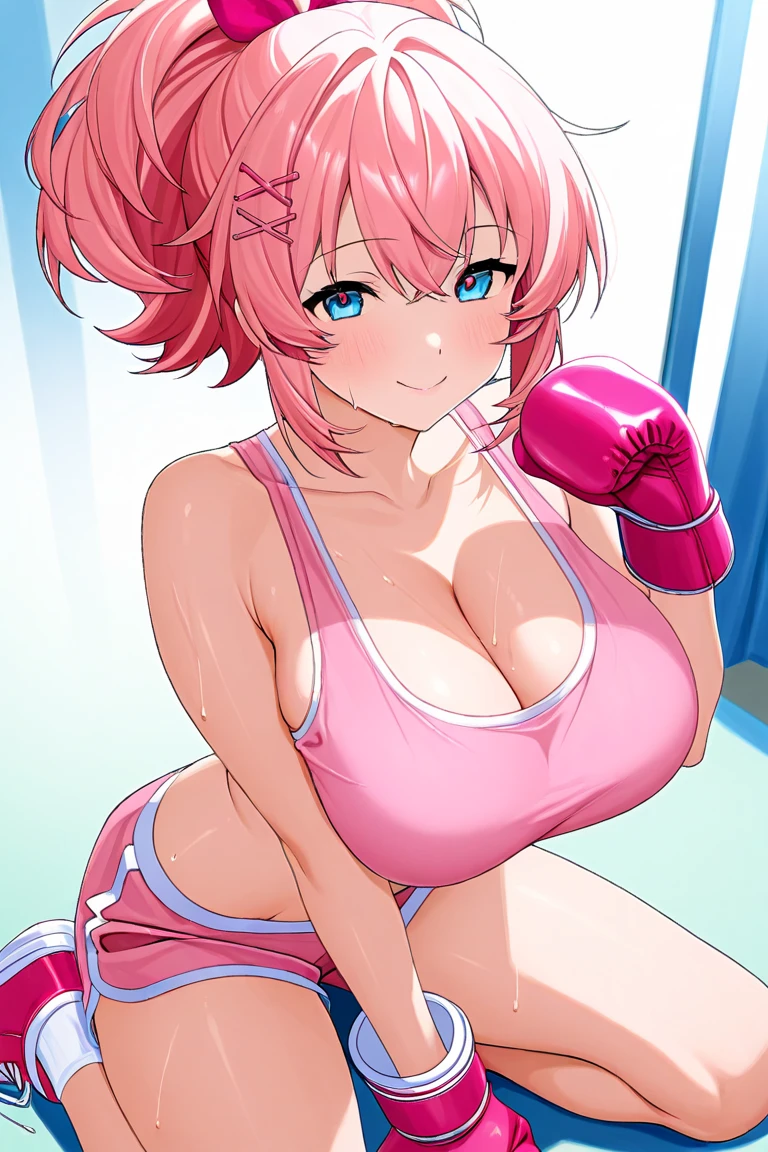 Light green,Aqua Color,Side tie panties,The ribbon is lovely, Ribbon Panties,Cats are good, Lace panties,Pink Hair,Twin tails,blush, full-face blush,masterpiece, Highest quality, (anime screencap:1.3),(shape), cute,(Simple:1), (anime:1.2),Solo Sharp Focus, 1 girl, Cleavage,Lying down,Kiss,,(Hand Paw Gloves),room,bed,(( Aqua Color,cat lingerie1.1)),Big Breasts,Beautiful breasts,Beautiful Hips,Accentuate your breasts,((pastel colour,cat lingerie))Twin tailsヘア,Sky Color,Puffy eyes,cute eyes,,(Cat ears 1.1),