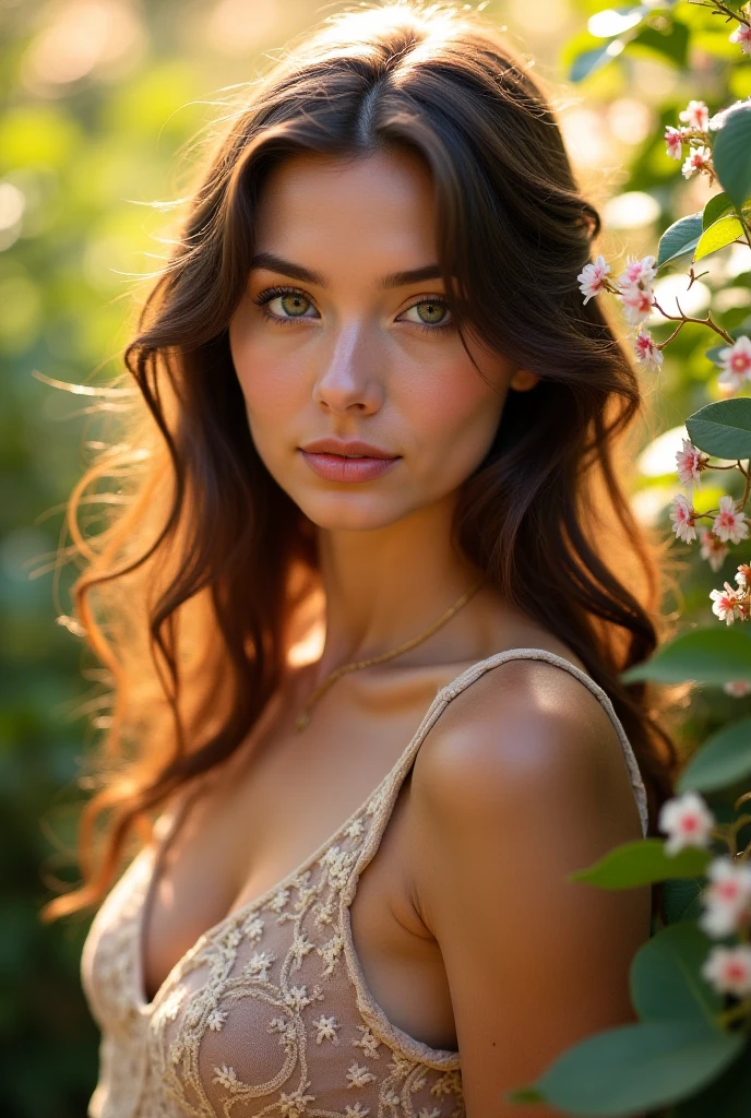 Create a woman who is between 20 and 25 years old, who is beautiful and very realistic.