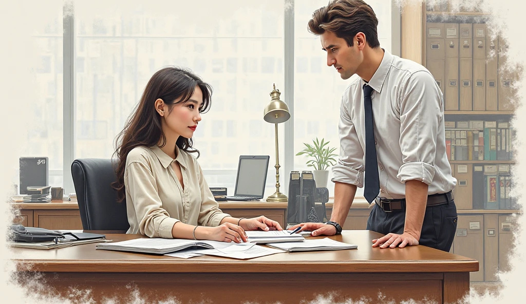 Job Interviews for Students、Comic book style --auto