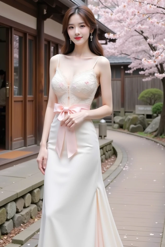 ((Chubby Glamour 1.3))、28-year-old beauty ballerina、Posing in the park、Costume is a miniskirt、Crotch exposed、Expensive necklaces and earrings、simple tiara