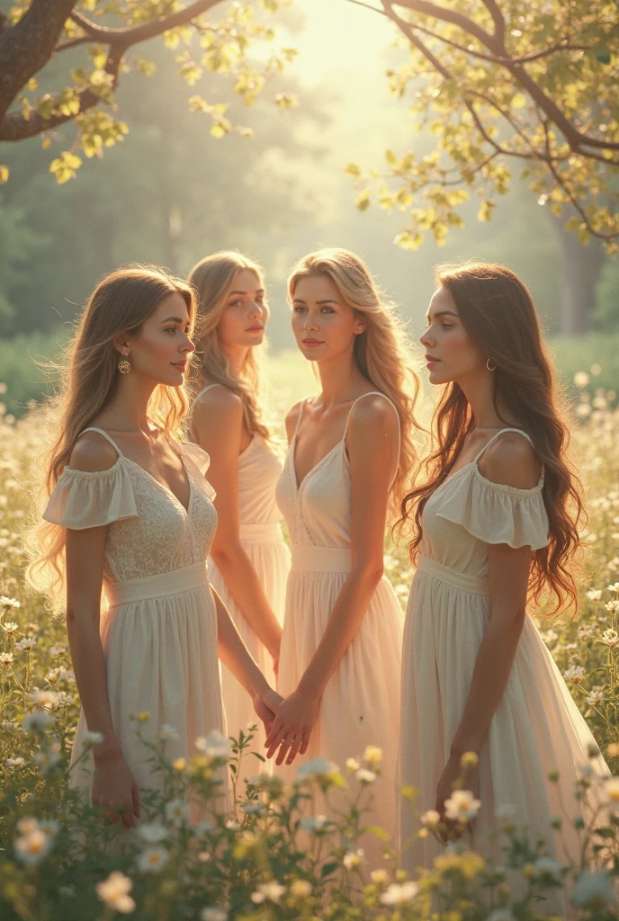 a very white 3 girls 