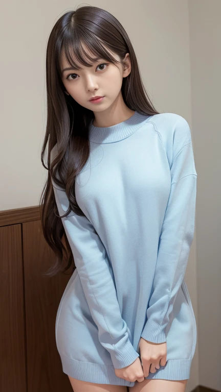 ((best qualtiy, 8K, tmasterpiece:1.3)),Focus:1.2, female high-school student,Drive a motorcycle,Perfect S-Shaped Body,(A look of determination)(adolable),delicated face,Long hair waist-length,long hair flowing,Tilt your head,ssmile,Hair details,Delicate Full Body Portrayal,Delicate depiction of the face,Best picture quality,A high resolution,细致背景,Delicate portrayal,exquisitedetails,Rich in detail,Facial strengthening,(shift dresses),with blue sky and white clouds,Sitting Among the Flowers,wooden cabin,There are no bags under the eyes
