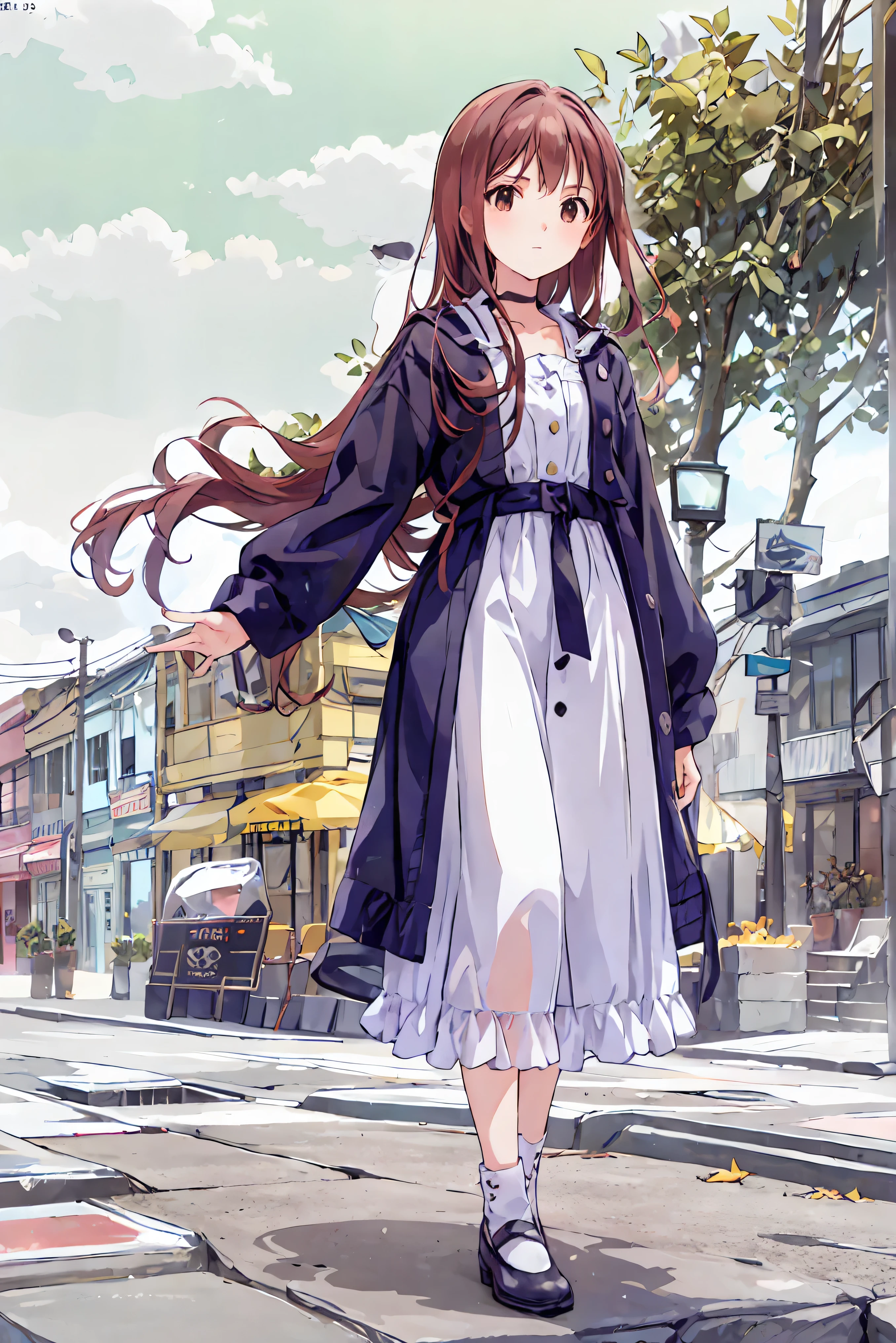 dull bangs, princess cut, quick bang, NFSDW , retina, masterpiece, accurate, textured skin, very detailed, 解剖学的に accurate, More Information , High Quality, nothing, 最 High Quality , cute, A girl of a beautiful age , dull bangs, curly hair, turn your arms around your back , clavicle, thigh , uniform, , small , amazing、 Hair,Shortcut,unkempt hair,Short braided hair,Neat, slender beautiful woman, correct posture,Small chest,beautiful legs,enchanting gray-blue eyes shine like stars along with the background,droopy eyes,bright colors,Beautiful Eyes,A delicate smile,Textured Skin,best quality, gentle and beautiful woman ,anime-style、
