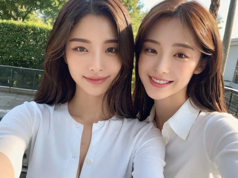((Best Quality, 8K, Masterpiece: 1.3)), Focus: 1.2, Perfect Body Beauty: 1.4, Ass: 1.2, ((Layered Haircut, Breasts: 1.2)), (Wet Clothes: 1.1), (Rain, Street: 1.3), Bando Dress: 1.1, Highly Detailed Face and Skin Texture, Narrow Eyes, Double Eyelids, Whitening Skin, Long Hair, (Shut Up: 1.3), Smile, Couple