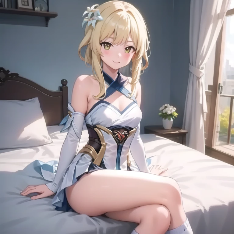 ((top quality, 8K, masterpiece: 1.3)), ((Saber)), (((Artoria Pendragon))), sharp: 1.2, 1 girl, wakame, 5 fingers, perfect body beauty: 1.4, small breasts, very detailed face and skin texture, detailed eyes, ((heart-shaped pupil:1.2)), double eyelids, ((smiling, satisfied look on her face after climaxing in sex😍:1.5)), ((after sex:0.8)),the shape of the pubic area is clearly visible, pubic hair visible, ((lying in bed)) ((no panties:1.8)), ((no bra:1.8)), wet clothes, wet skin, wet light clothes, light blue underwear, areola visible, (cameltoe), ((large amount of white liquid from the cum)), ❤️, (opening the legs), 🥰, 😍, 😘, very detailed face and skin texture, detailed eyes, ((heart-shaped pupil:1.2)) double eyelids, ((smiling, satisfied look on her face after climaxing in sex: 1.5))