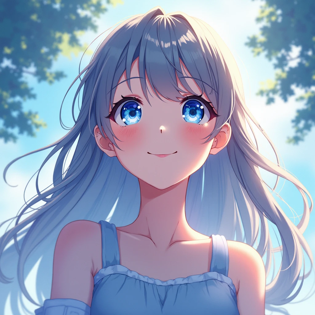 Resolution full, best quality, masterpiece, full HD, bokeh, particle bokeh, depth of field,  beautifull girl, super detailed, 1girl, cute girl, long hair, dark grey  hair, cyan inner hair, white flower hair ornament, dragon horns, beautiful cyan eyes, medium  breast, blue T - shirt oversized, holding glowing katana, at ancient chinese