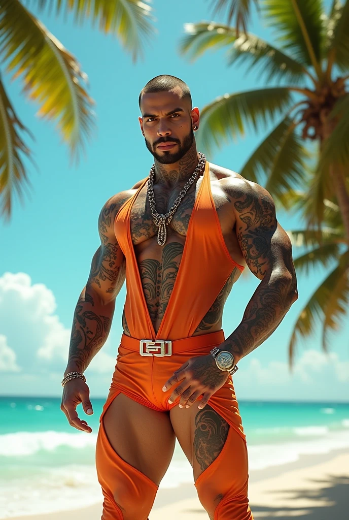 ((masterpiece)), ((best quality:1.2)), High Resolution, 8k, (ultra_realistic:1.3), (photorealistic:1.4), sharp focus, 1boy, (perfect face), cowboy , handsome sexy ,abs, latex string thong , shirtless , cowboy hat , boots, desert environment , nsfw. ,eroticism , big fat ass , kpop idol , sexy black stockings