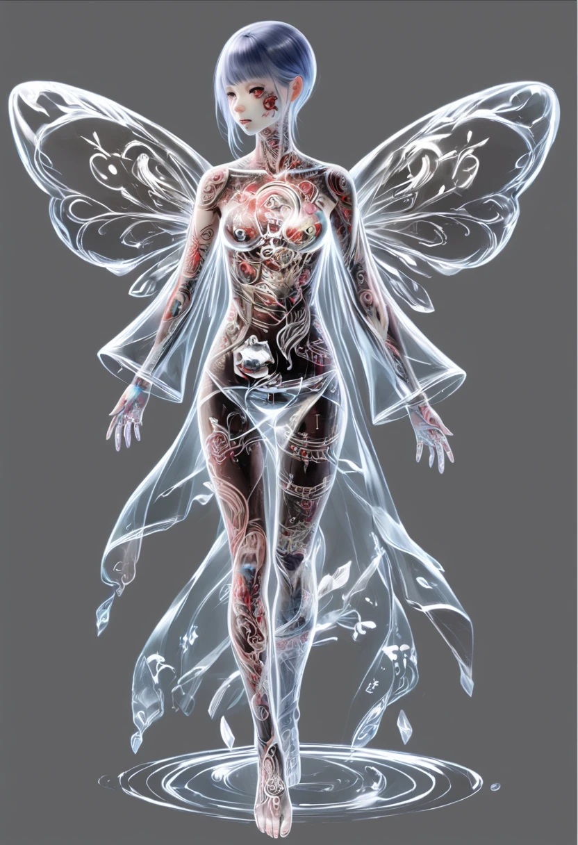 Fractal theme, mock up, female,bust , Huge cleavage breasts, Artistic stereoscopic measurement, math, art fantasy, art flower of life sacred geometry, Sparks and surges, sticker, Vector t-shirt art design, Prepare for printing, White background, Energetic, Thin outline lines of absolute black, detailed, sticker
