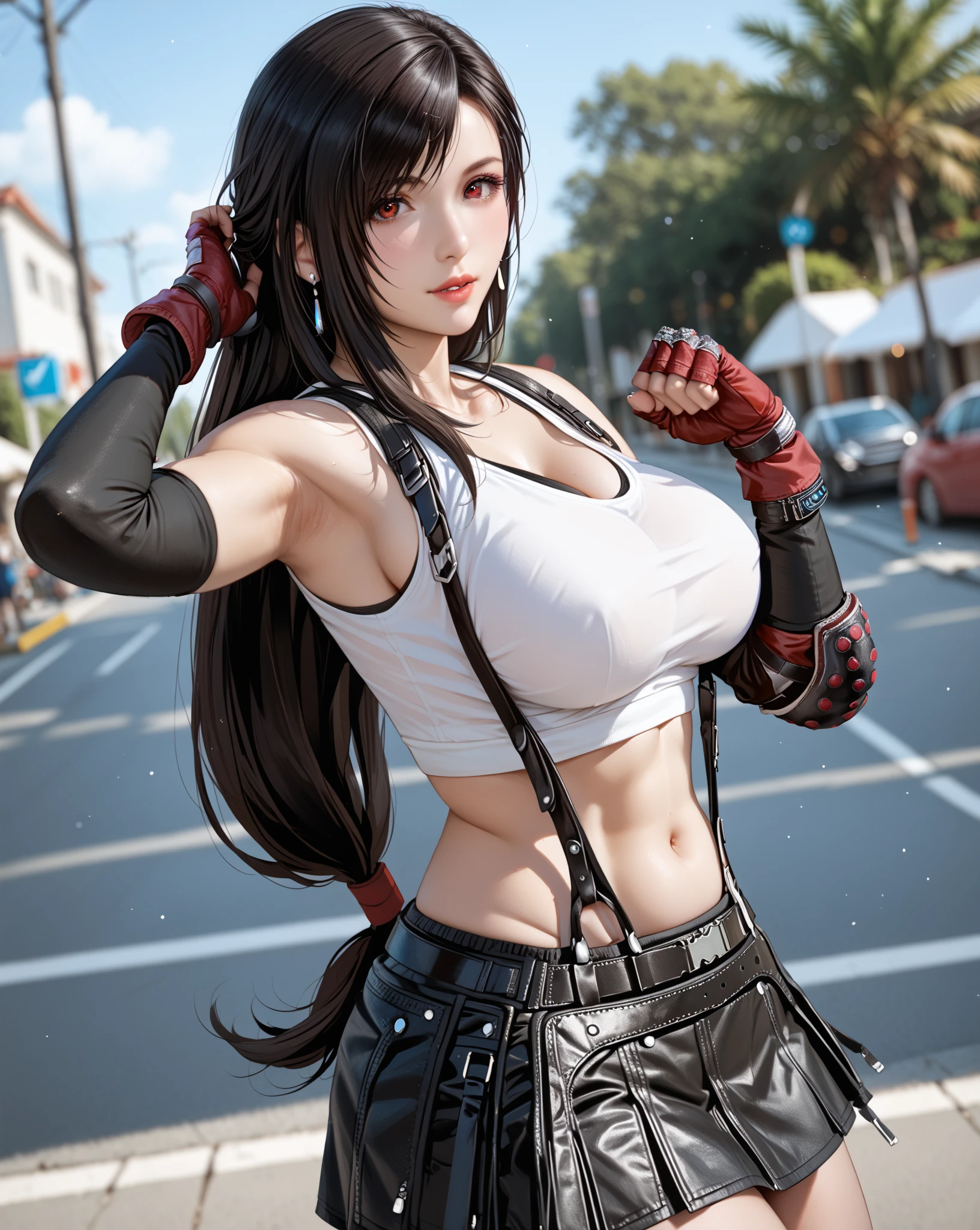 Final Fantasy 7 Tifa with Battle Damage