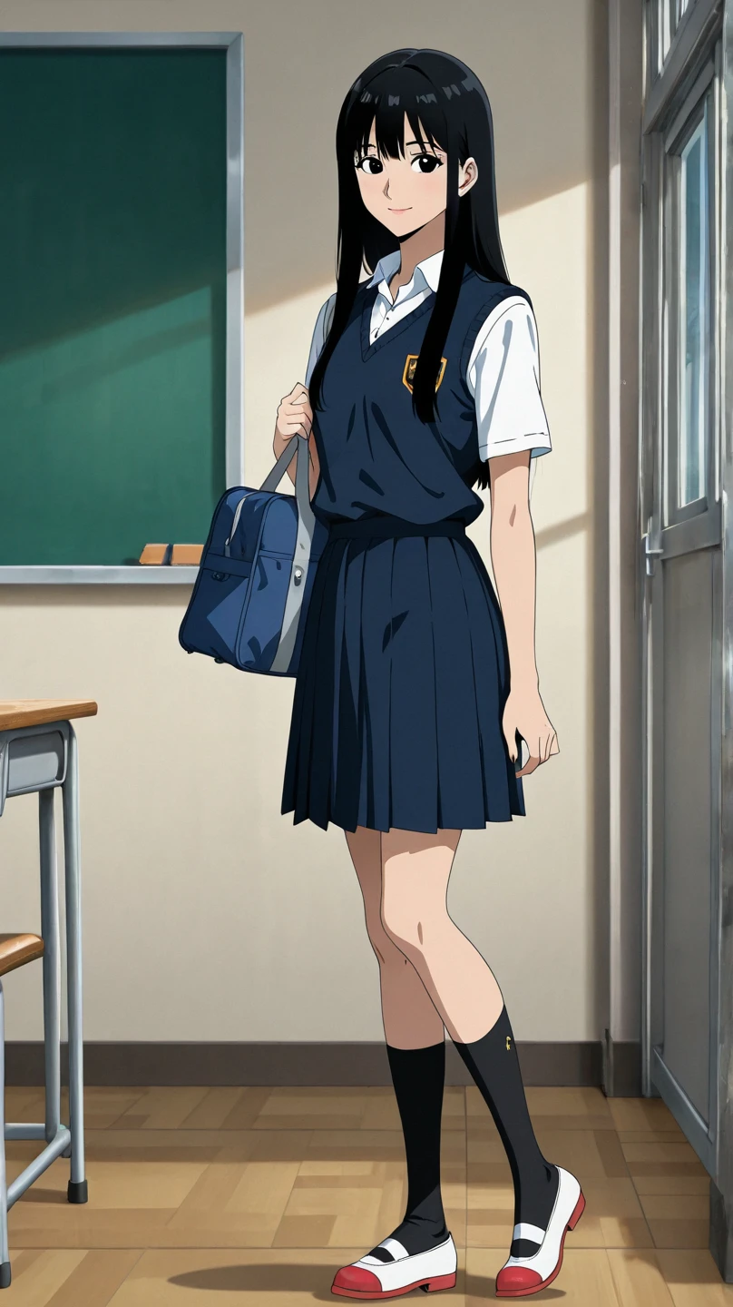 (((Under the skirt))), (12 years old), concept, Peeing, myself Peeing, Wet, Wet, having to Pee, having to Pee, having Pee stains, there is a Pee stain on a black pleated skirt, Ashina Ashida, One Girl, ((((Crying face)))), (Black Sailor Suit), Big pink hair ribbon, Pee, Pee漏らして, Wet, Wet self, Long bangs, Black Hair, Embarrassing, blush, Brown Loafers, (((I was standing in line at the church with many other freshmen at my junior high school entrance ceremony...))), (Navy blue sailor suit), White socks, Black Hair, (pull up the skirt with your hands), (Wearing a white cotton diaper),