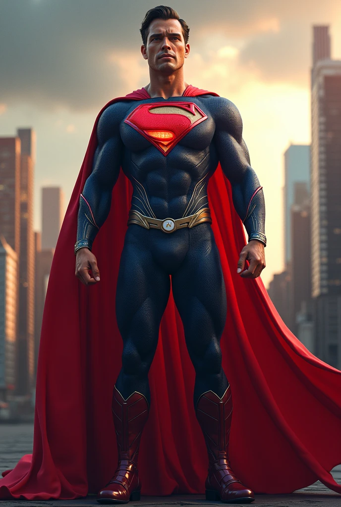 Captain America merge with super man