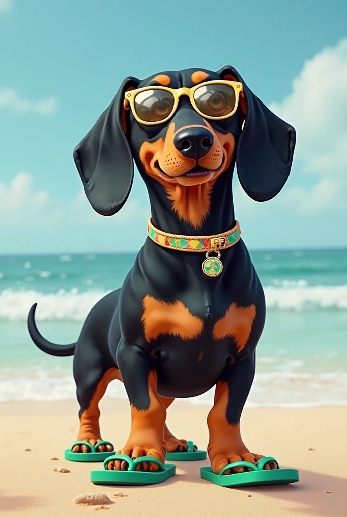 pinscher voando