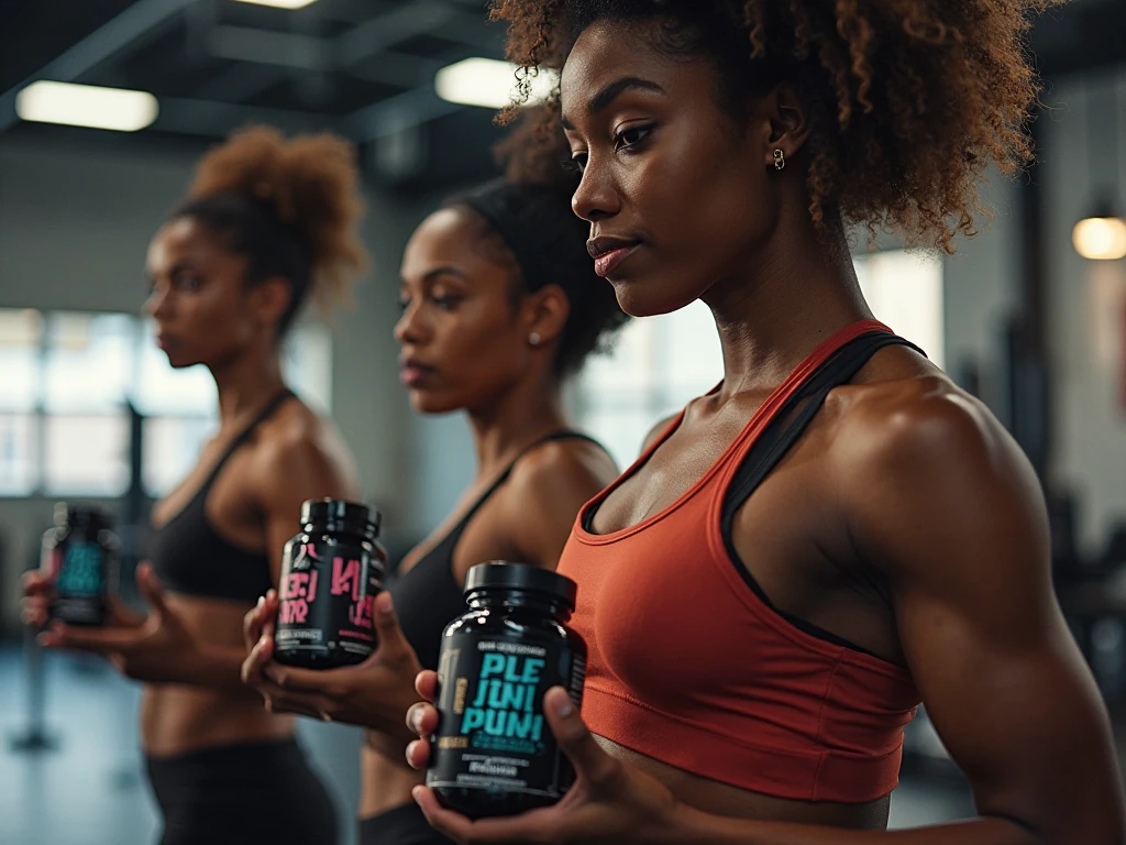 tasting and promotion event for exclusive guarana flavored gum for elite athletes at a gym