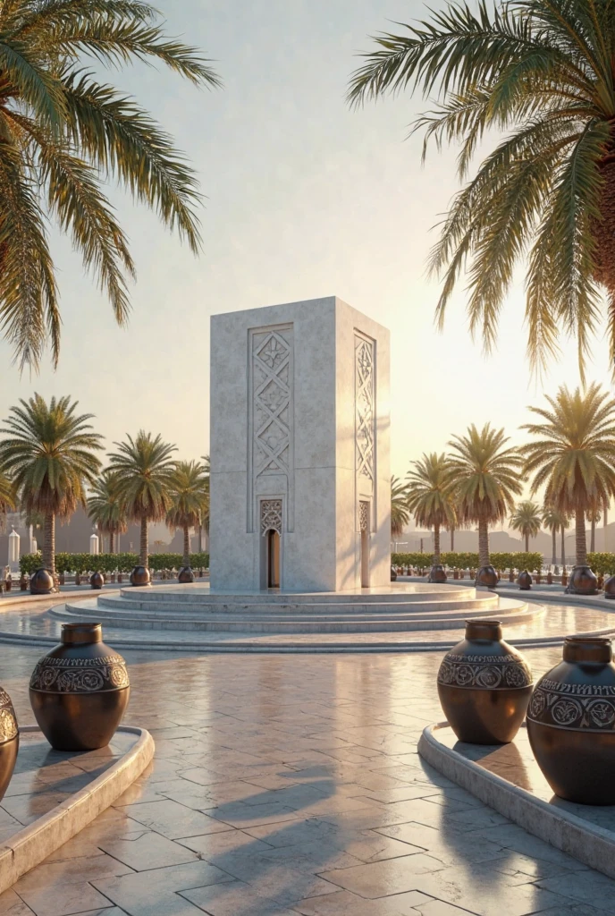 create a sumptuous Egyptian government palace in the pharaonic style on the banks of the Nile River