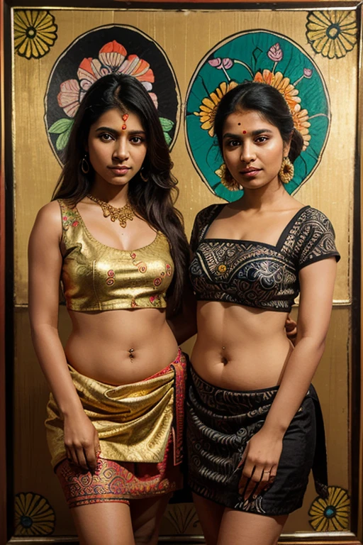 Indian malayalam women in saree