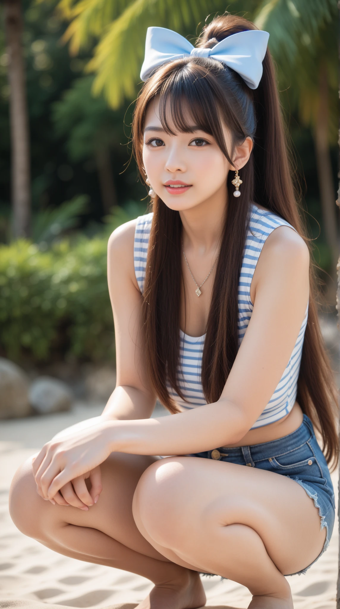 A female college student with a good body. Thai On my way home.
