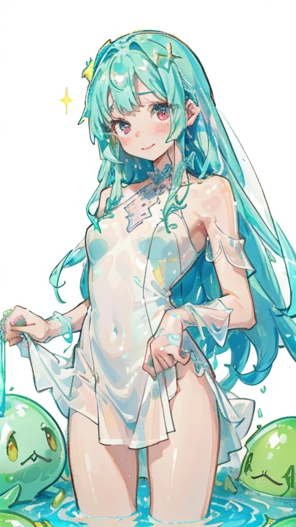 score_9、score_8_up、score_7_up、evaluation_Problematic、nude、transparent((slime girl))、1 male、vaginal sex、(transparentスライム体:1.4)、Slime Core、monster Girl、Grabbing breasts、Creampie inside slime body