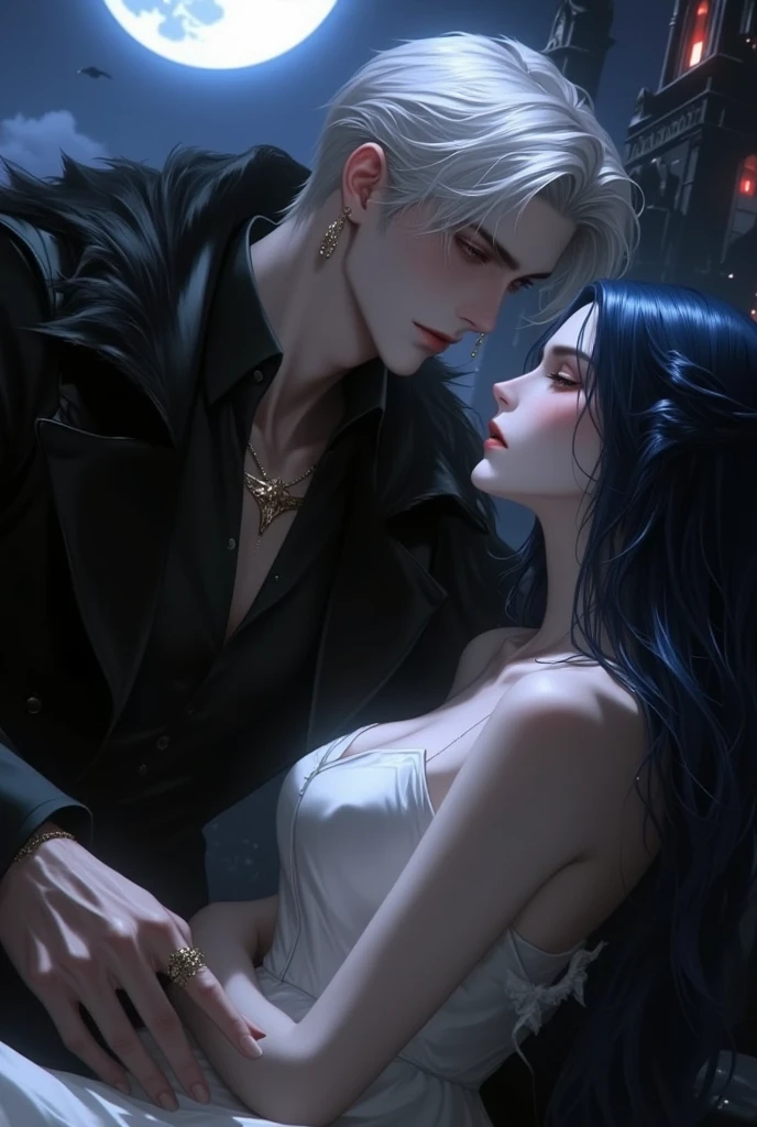 hay un hombre y una mujer sentados en una silla, charlie bowater y artgeem, in estilo de charlie bowater, estilo de charlie bowater, charlie bowater y tom bagshaw, neoartcore y charlie bowater, Edmund Blair y Charlie Bowater, darius zawadzki y tom bagshaw, Gothic romance, romance novel cover