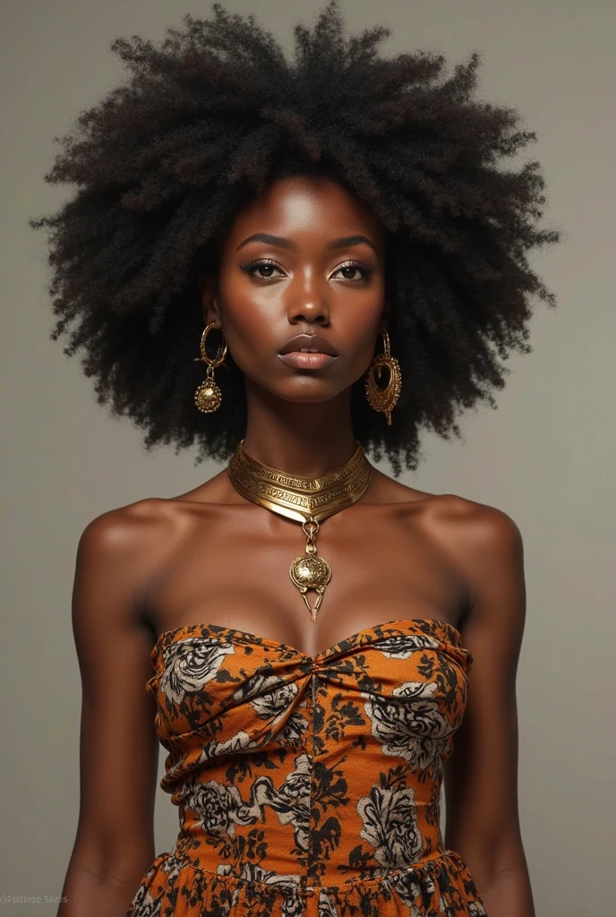 The witch, Gerzo，Fluffy curls with exotic attire
