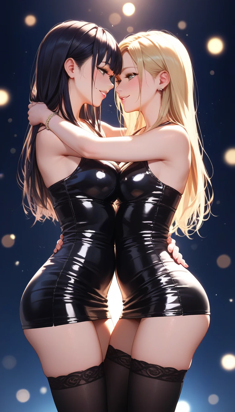 Draw Suzy and Samantha, two sexy 20 year old characters in anime style. (Long black hair down to the waist, lightbrown eyes, breasts small, slim and sexy body, big-ass). (Another blonde character with waist-length hair, blue colored eyes, breasts small, Waist slender, big-ass e coxas sexy). Explicit lesbian sex scene. Position with legs spread lying on the floor having lesbian oral sex. Blonde character sucking the pussy of the character with black hair. breasts small. Sucking pussy with head between partner's legs. Blonde sucking the pussy of the black-haired character, position on all fours. Running your tongue over your clitoris. Incredible lesbian oral sex scene with tongue licking the blonde character's clitoris with her legs completely open. completely naked, breasts small em sexo oral lésbico explícito. Explicit lesbian masturbation with nude characters.