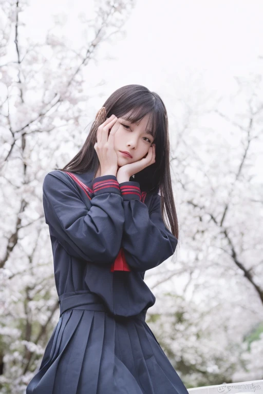 (8K)、(highest quality: 1.2)、(Real)、(Real: 1.37)、Ultra-high resolution、horror film、Dark world、Japan Edo Period、Japan in the 1700s、An 18-year-old girl in a kimono lying on the ground with her face down、It gets dark like a storm is about to break out、A scene from a play in which a 40-year-old father gets so angry he raises his fist at his daughter.
