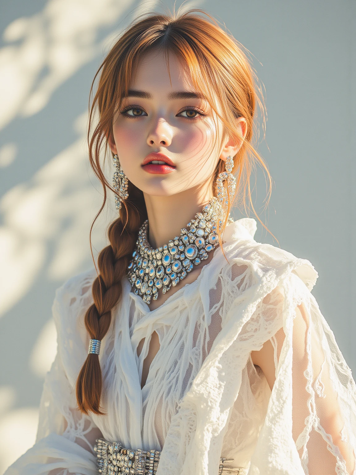 8k, Masterpiece, Armor,Real picture, looking at the viewer,Young woman ...