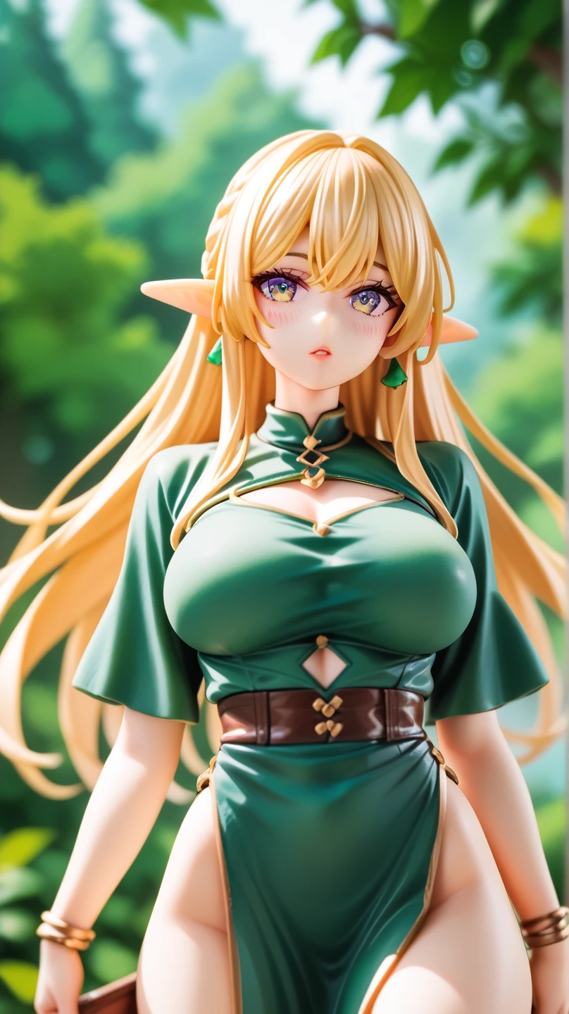 Tsunade from “NARUTO” is depicted with a confident and approachable demeanor. She has shoulder-length blonde hair that frames her face, with a prominent diamond-shaped mark on her forehead, signifying her immense chakra reserves and healing abilities. Her breast is very big, ultra natural ig breast, ultra realistic body, ultra hd, ultra realistic face, big breast, braless, smooth vagina, full body, sexy, realistic face