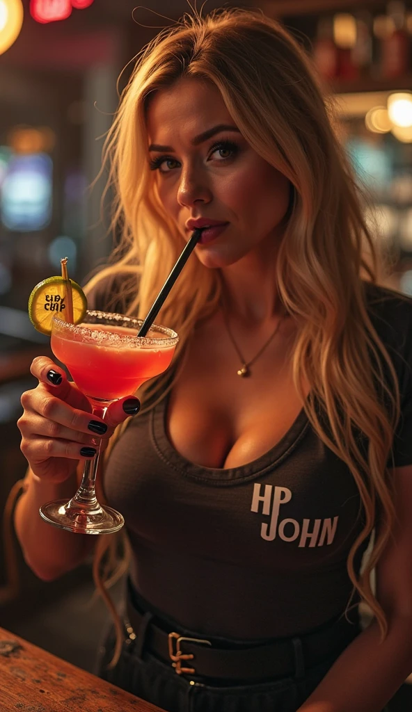 award winning photo, sexy woman at a restaurant, holding a sign that says "FREE" vagina-lips large breasts, 80s Blonde seductive orgasm expression, erotic-pose best quality, masterpiece