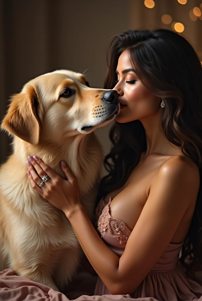 Indian girl having sex with dog