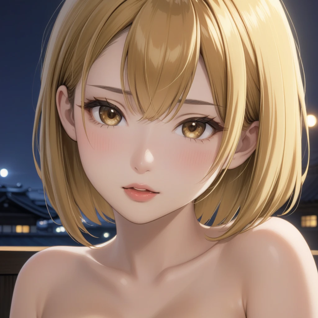 MichishioKC, Upper body, {{{{{from front}}}}}, {{{{{mediuml breast}}}}}, {{{{{Topless}}}}},{{{{{naked}}}}}, angry, shouting, {{{{{looking at viewer}}}}}, {{{{{on stage}}}}},{{{{{runway}}}}}