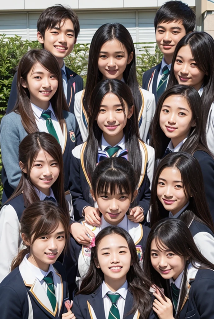 Middle and high school students meet at school、How to hang out and have fun
