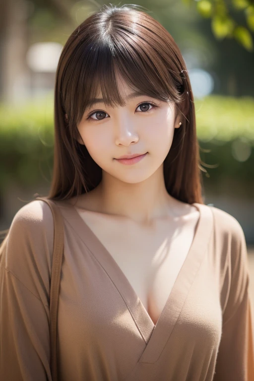 ((ultra-detailed:2)), ((highest quality,masterpiece:1.3,超High resolution)), ((Very detailed,Caustics)), ((Realistic:1.4,RAW shooting)), Ultra-Realistic Capture, Very detailed, High resolution, 16K,Human skin close up, Natural skin texture, It must be detailed enough to be easily identifiable, Skin tone is even and healthy looking, Use natural light and color, Pink Cardigan, White shirt, (Huge breasts:2.0)