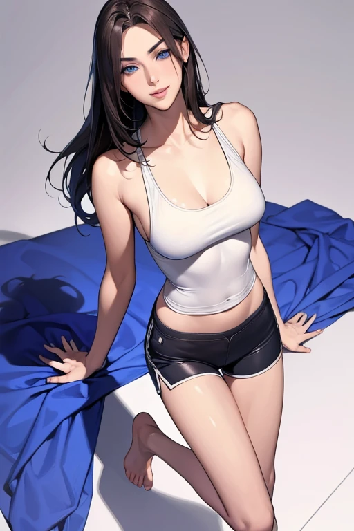 (（（Perfect body,（（（ruanmei fashion , winter ruanmei fashion，dress，Sweatshirt Jacket）））,（（（Black long hair））），((masterpiece)),high resolution, ((Best quality at best)),masterpiece,quality,Best quality,（（（ Exquisite facial features,Looking at the audience,There is light in the eyes,Smile））），{from side and behind},photo of a woman,NUDE,all fours,looking at viewer,Blue eyes,happy,white background,simple background）））,（（（Light and shadow,Big breasts，）））,（（（Looking at the camera,White background,)））)