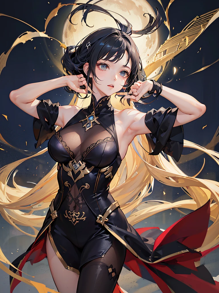 1girl,masterpiece, 8k,semi-realistic,4k,RTX,shaders,brilliant texture work,close up to breast