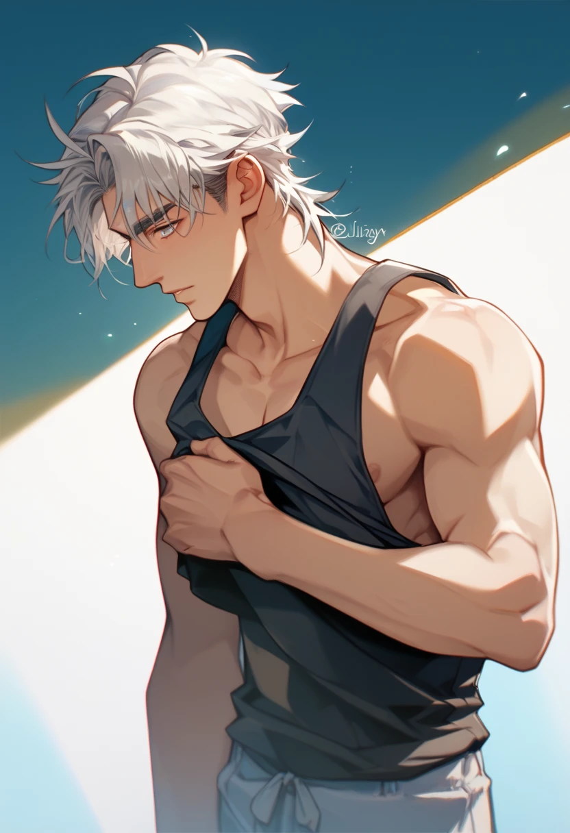 (masterpiece, Best quality 19 year old Boys, black background), Solitary, young, Boys, Strengthens muscles, Shirtless, Topless, (#1: Short, Straight Dark Hair, Undercut, Brown eyes), (Red headband, ((black wristband))), Bright colors, (熱Abdominal muscles:1.2, Abdominal muscles!, big Abdominal muscles, Large Breasts:1.2, Chest!, Strengthens muscles upper arms, clenched fist), (Topless male), Strengthens muscles!, Strengthens muscles body, Man in martial arts pose, (Aura Power:1.4), Delicate face, Detailed Muscles, (((Magical turquoise mysterious aura, Any fighting stance, robust, action, rippling muscles, fight with enemies, concentrated, Actual Combat Photography)))